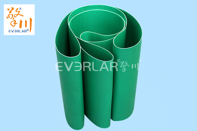 綠色PVC輸送帶跑偏怎么快速調(diào)節(jié)？