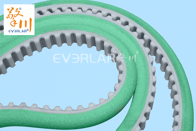 PU同步帶加綠色圓弧發(fā)泡膠